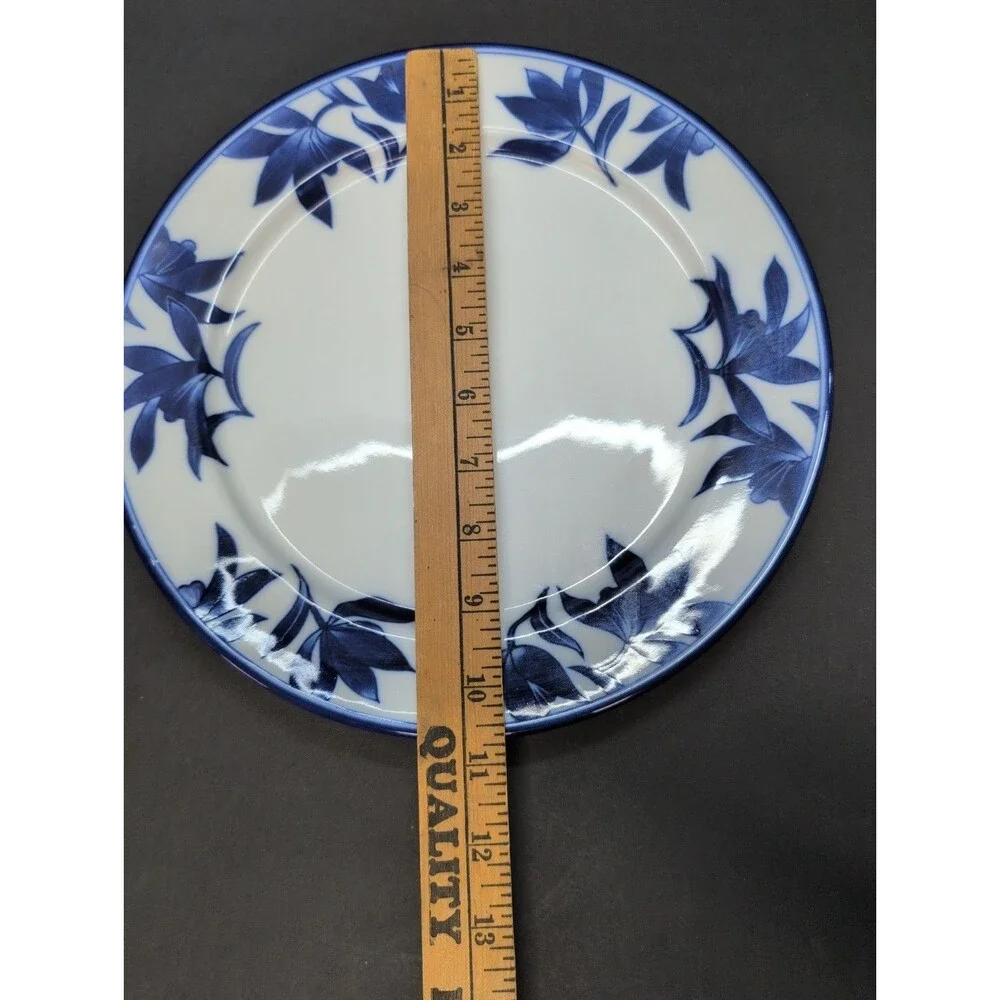 Pier 1 Ming Porcelain Soup/ Salad Bowl And Plate